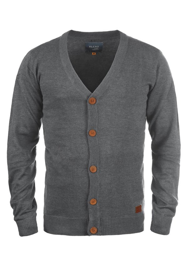 BHLennard - Cardigan - pewter mix2
