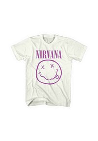 Paradiso Clothing NIRVANA  SMILEY - Print T-shirt - white