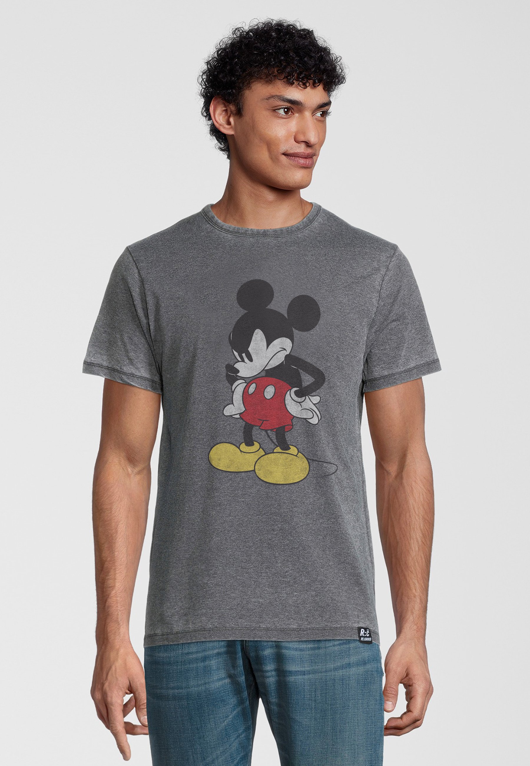 Re:Covered DISNEY MICKEY MOUSE MADFACE Print T-shirt