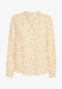 Sélectionné, white orange graphic dots