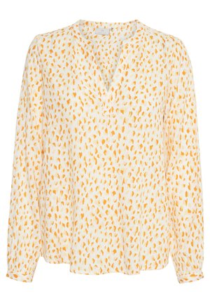 Kaffe JALIE - Blusa - white orange graphic dots