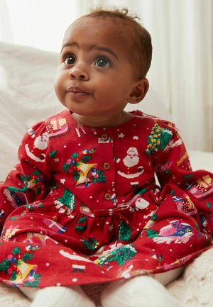 GEO PRINT - Vestido informal - red christmas