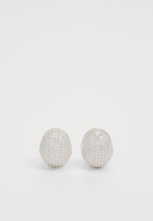 LOE PAVE EARRING - Korvakorut - silver-coloured
