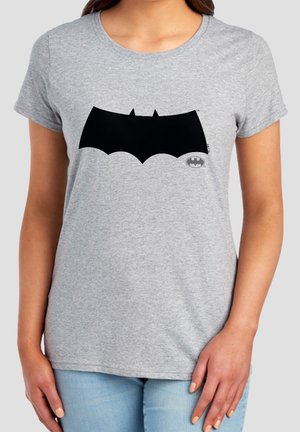 DC COMICS - BATMAN, BATMAN THE DARK KNIGHT RETURNS BLACK LOGO - Print T-shirt - mottled light grey
