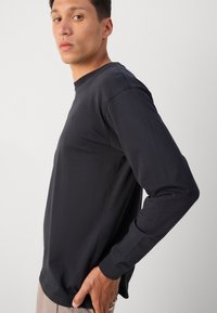 Scotch & Soda LOGO - Top s dlouhým rukávem - anthracite