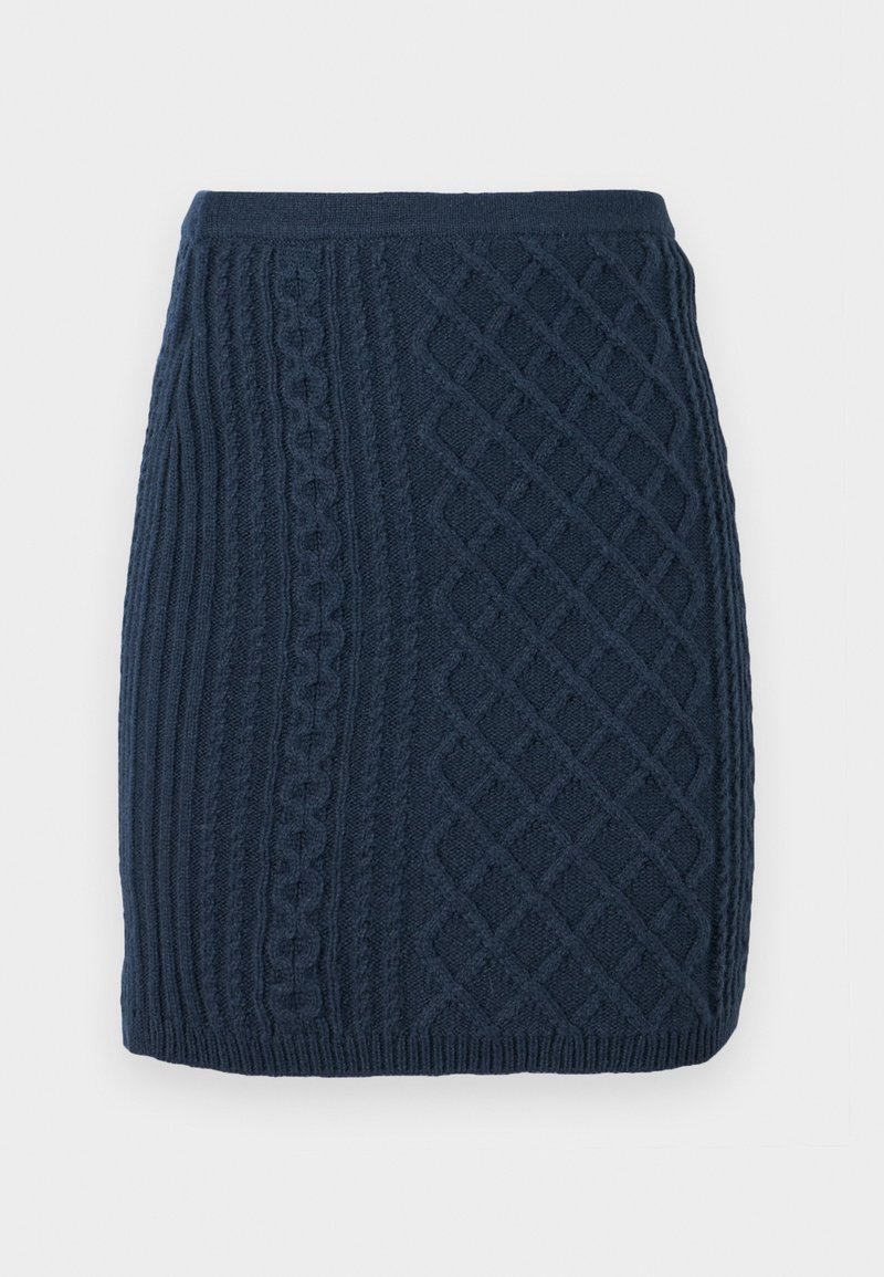 Samsøe Samsøe Minirok donkerblauw