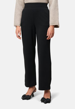 ELASTISCHEM - Stoffhose - black beauty