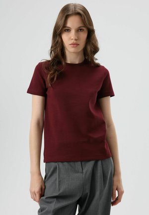 SOFT  - T-shirt basic - burgundy