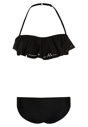 Buffalo BANDEAU SPLIT BUF SET - Bikini - black