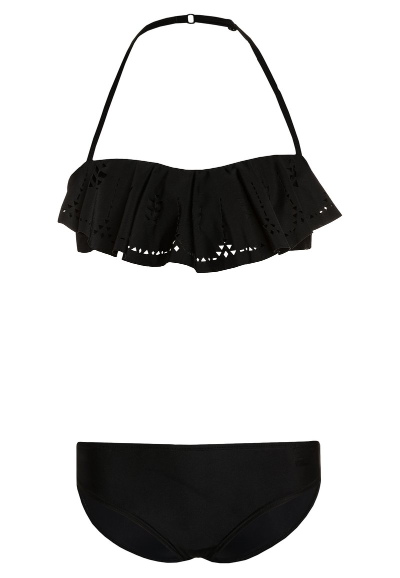 Buffalo - BANDEAU SPLIT BUF SET - Bikini - black, Povečajte