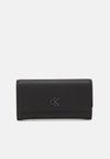 MINIMAL MONOGRAM LONG FOLD SNAP - Portafoglio - black