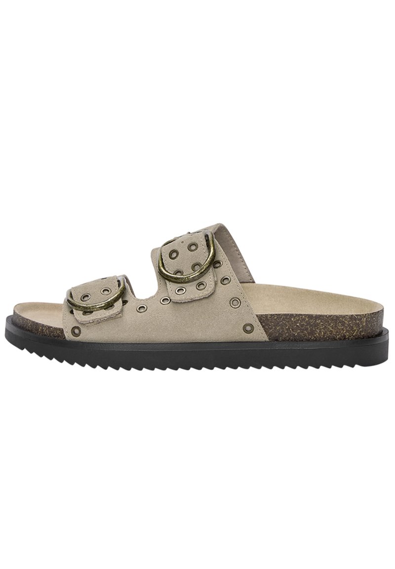 PULL&BEAR Muiltjes zandkleur