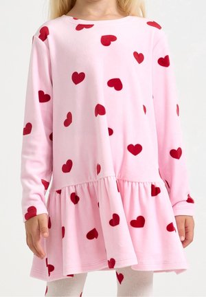 Lindex, Robe en jersey - light pink
