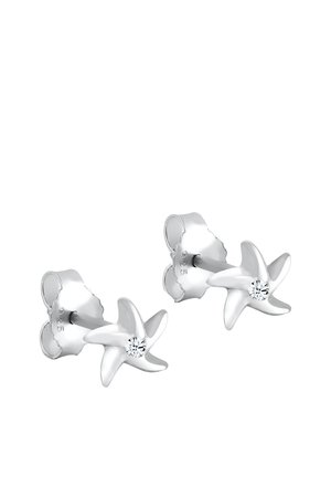SPARKLING SEA STAR - MIT KRISTALLEN VON SWAROVSKI® - Ohrringe - weiß