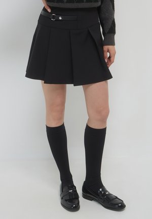 SKATER FIBBIE - Jupe trapèze - ultrablack