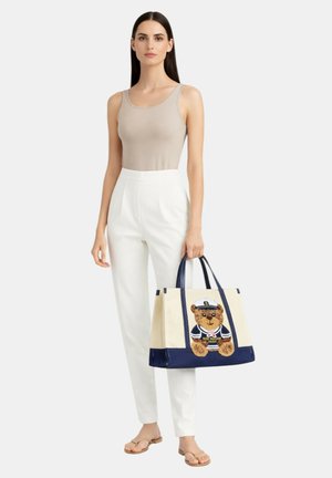 RUE MADAM PARIS, BORSA DONNA RUE MADAM PARIS BICOLOR BLUE - Shopping bag - blu