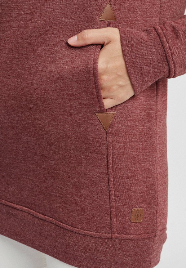 OXVicky - Hoodie - wine r mel3