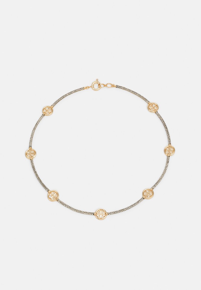 Tory Burch MILLER PAVE NECKLACE - Necklace - gold-coloured/crystal