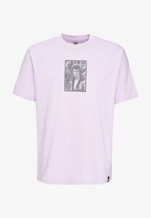 Re:Covered, DAVID BOWIE KING OF ROCK - T-shirt print - purple