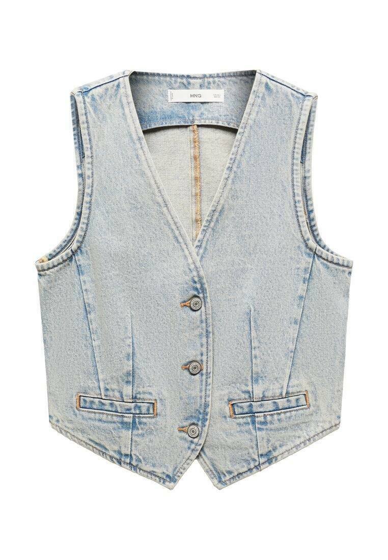 Mango Bodywarmer blauw