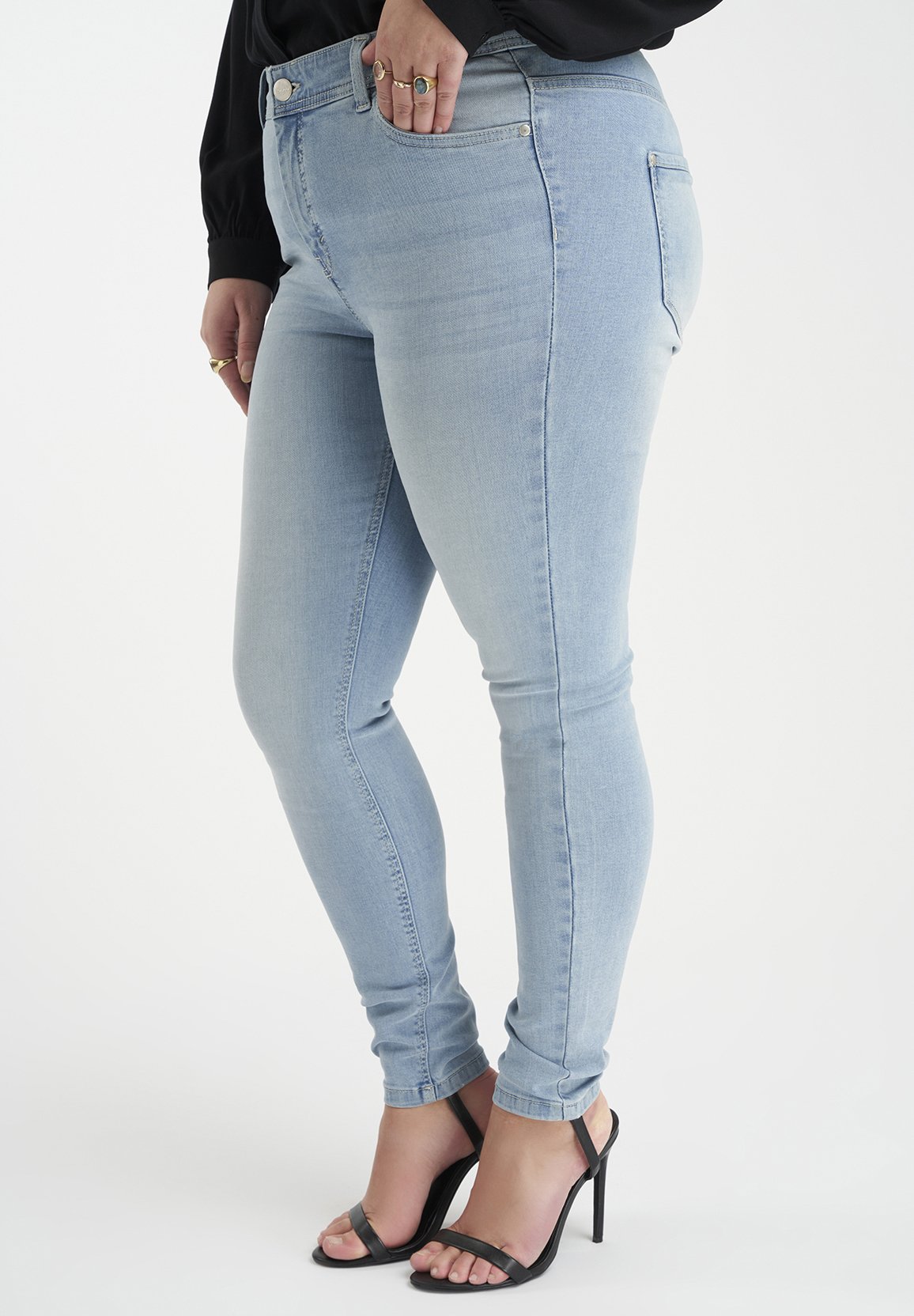 MS Mode MAGIC SIMPLICITY - Jeans Skinny Fit - blue/bleached denim -  Zalando.de