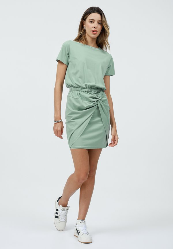 Jersey dress - sage4