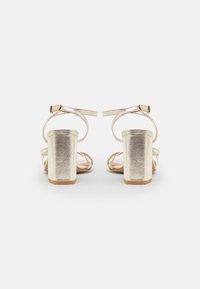 Zign LEATHER - Kõrge kontsaga sandaalid - gold