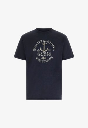 Guess, - T-shirt z nadrukiem