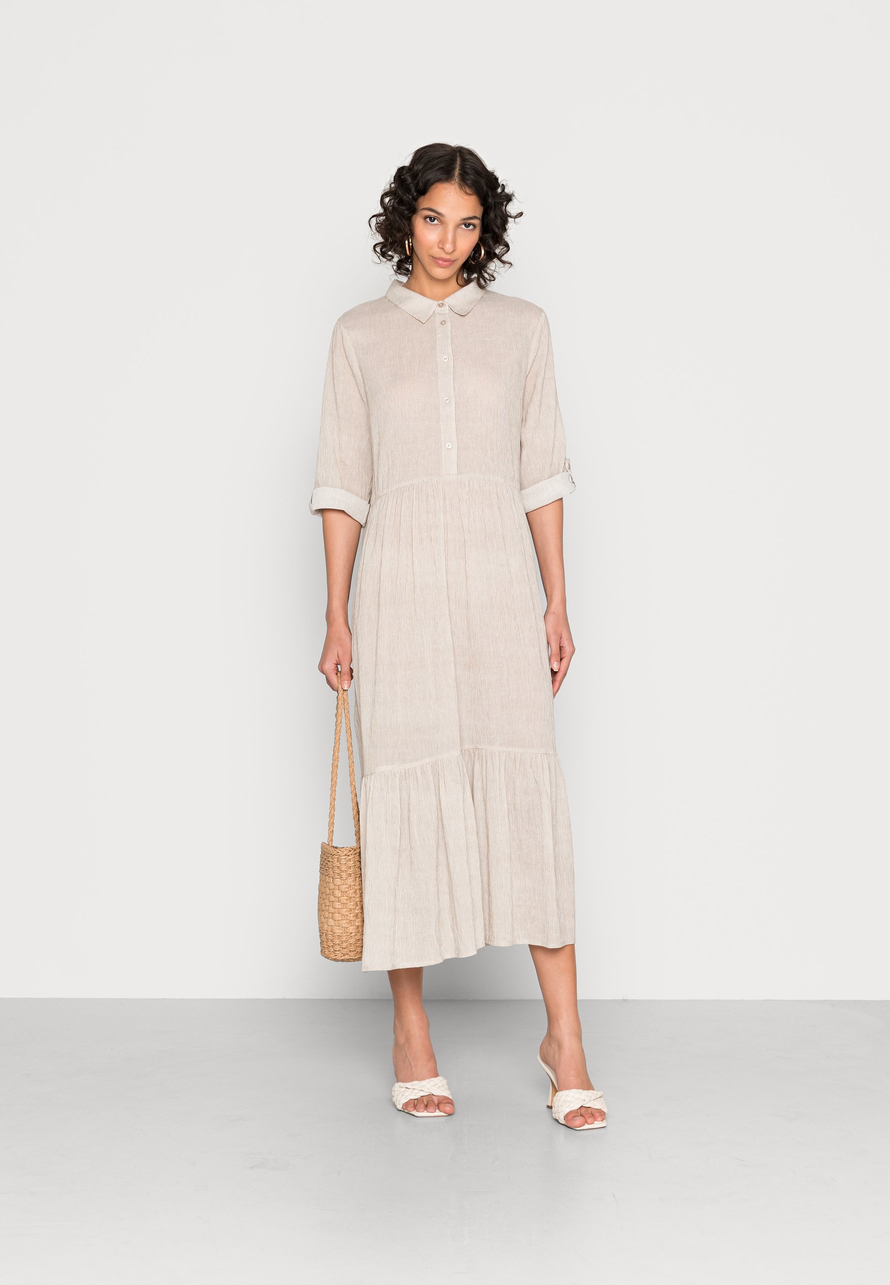Kaffe VIVIAN DRESS - Jurk - savannah tan/tan - Zalando.nl