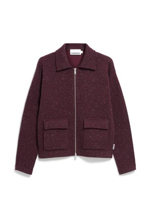 ARMEDANGELS DOROTHEAA - Cardigan - dark cranberry