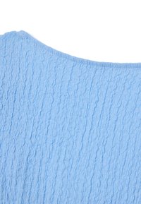 B.ANGEL CRINKLE-EFFECT CROPPED  - Top - light blue