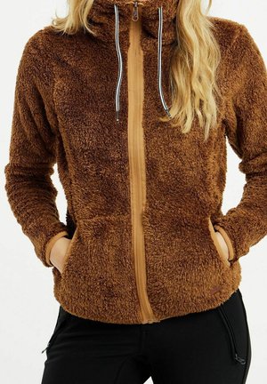 Fleece jacket - camel