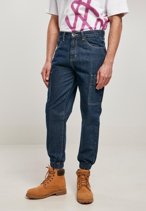 Southpole WITH CARGO POCKETS - Jeans Relaxed Fit - indigo raw