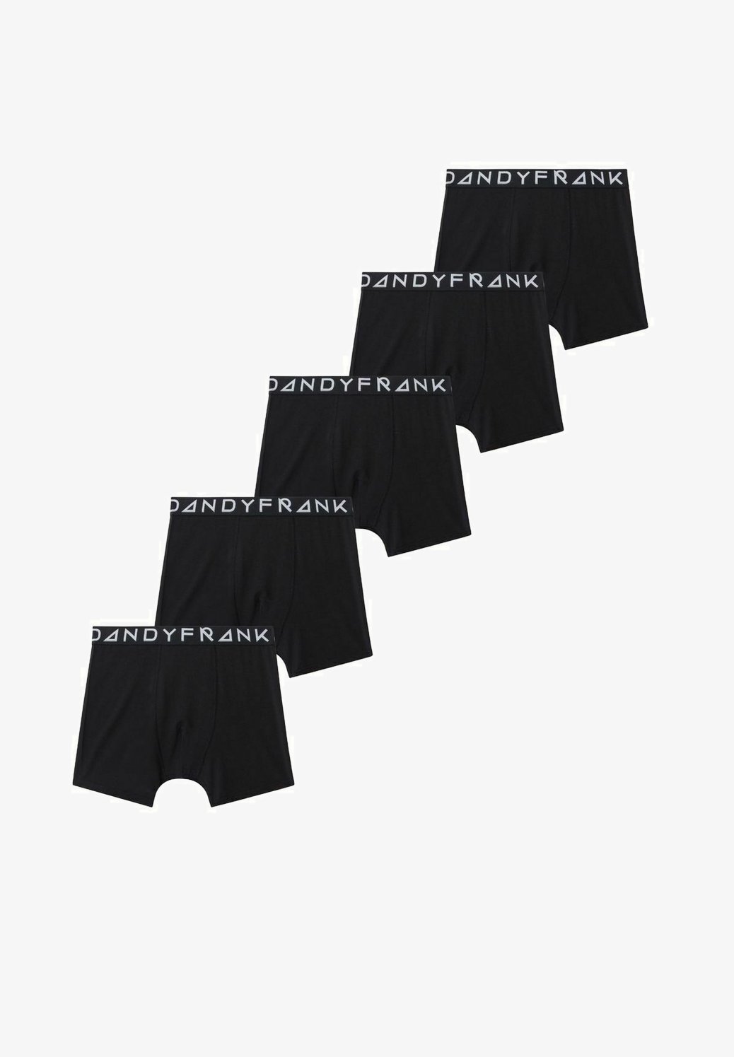 Frank Dandy 5-PACK BASIC Calzoncillos black/negro
