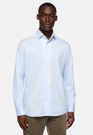 Boggi Milano BOWLING COLLAR REG FIT  - Camisa elegante - light blue