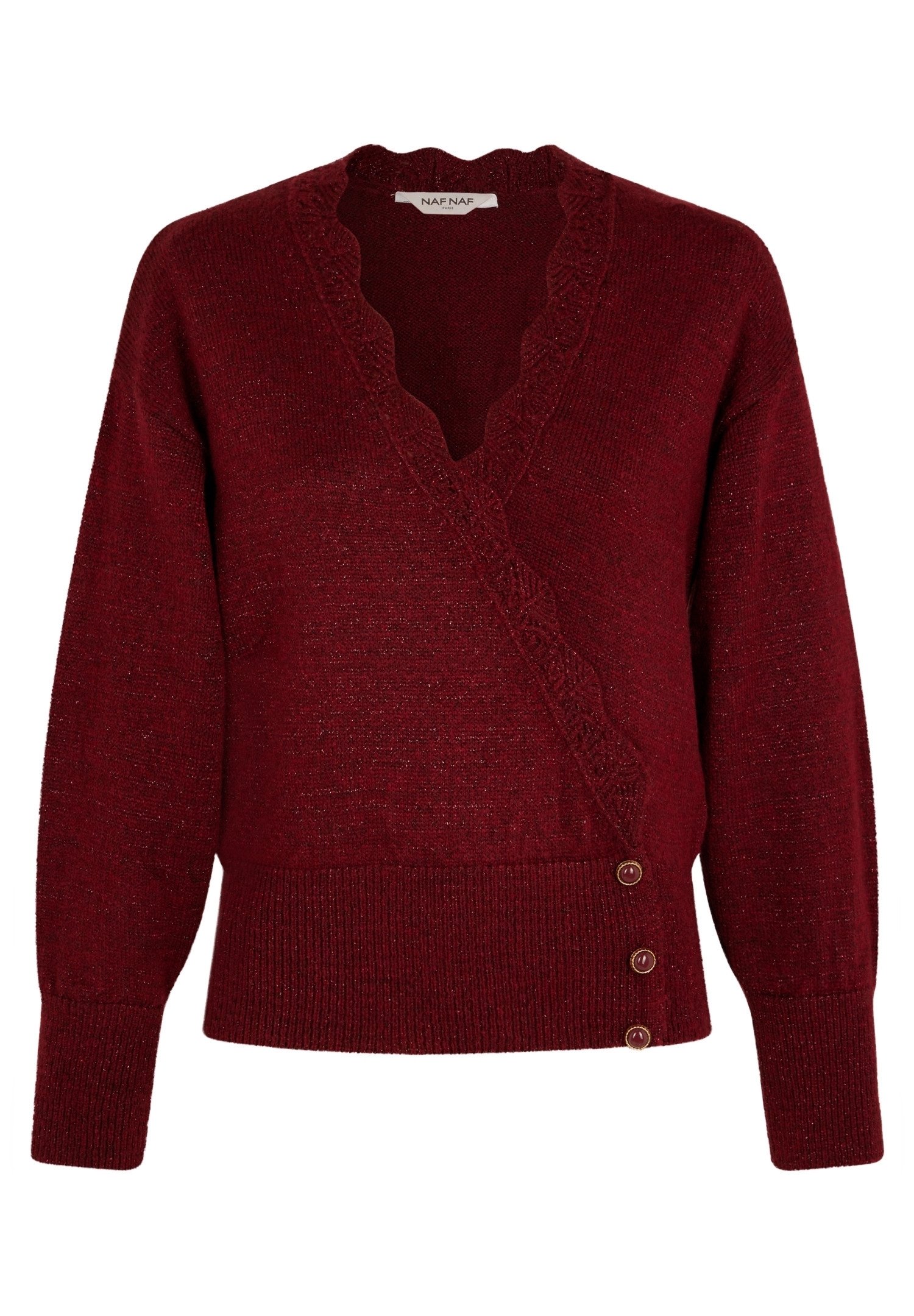 Zalando Veste Rouge Naf Naf NAF NAF Pullover Red/rouge (Seconde