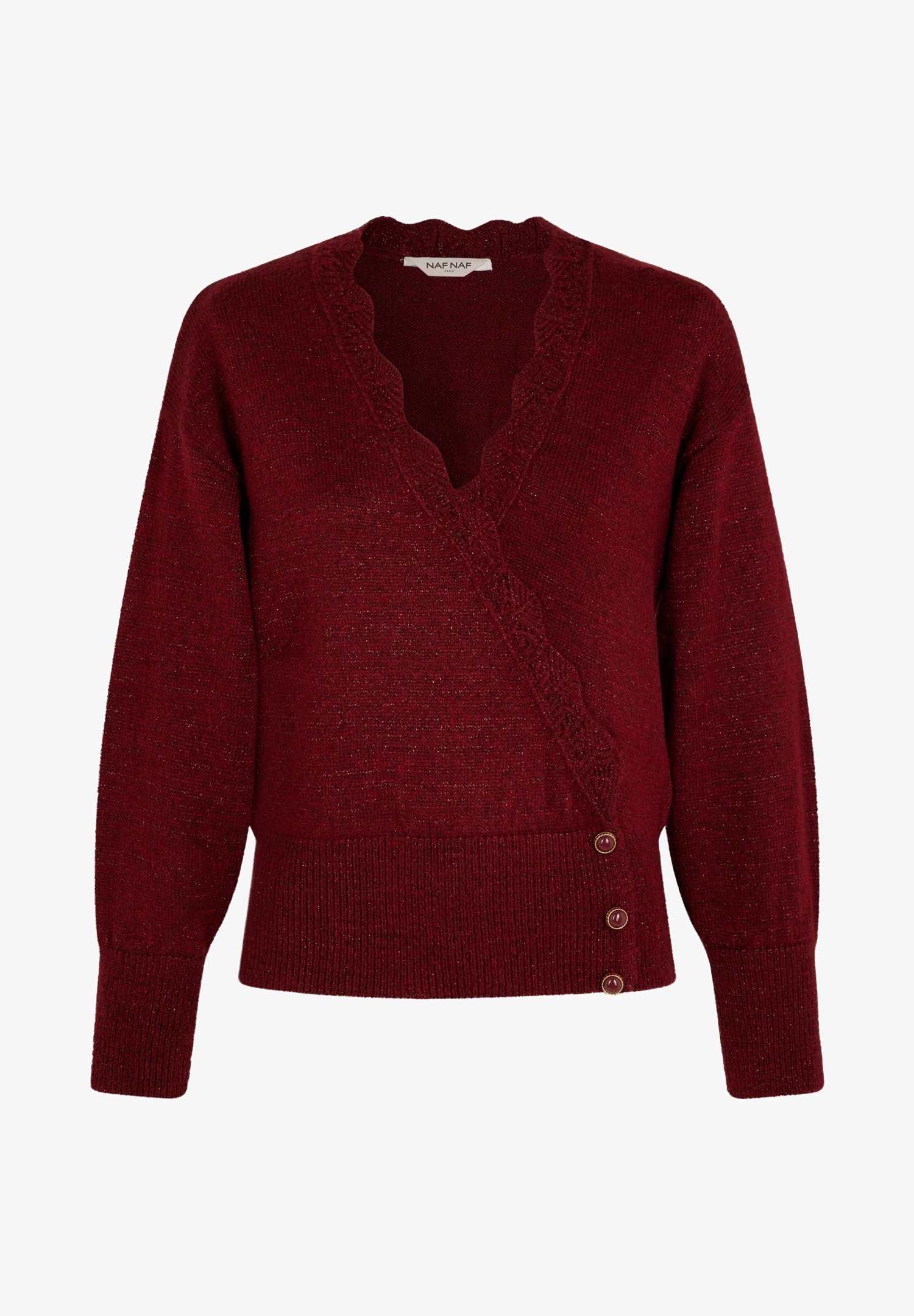 Zalando Veste Rouge Naf Naf NAF NAF Pullover Red/rouge (Seconde