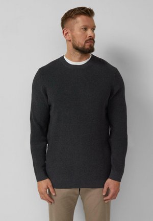 Strickpullover - dunkelgrau