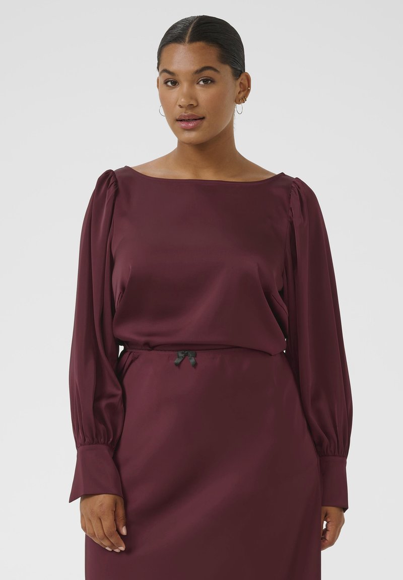 Kaffe Curve MALORIE - Bluse - windsor wine