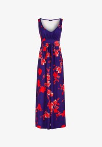 Ausgewählt, blue red floral