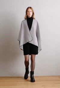 Anna Field Poncho - grey/black