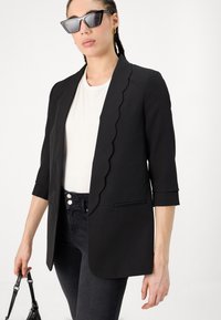 ONLY ONLELLY 3/4 LIFE SCALLOP - Bleiser - black