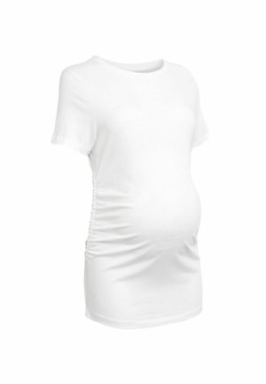 Next RUCHED REGULAR FIT - T-paita - white