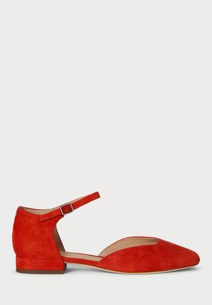 EMELLIE SUEDE MARY JANE - Ballet pumps - bright vermilion