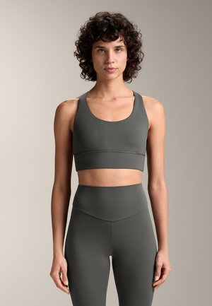 MEDIUM SUPPORT COMOFRTLUX WITH CUPS - Sutien sport cu susținere scăzută - light grey