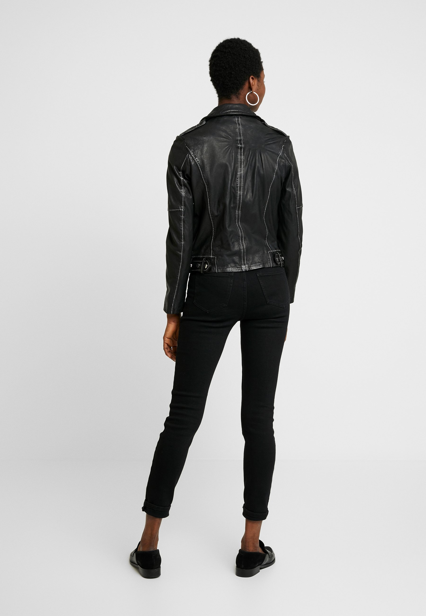 Gipsy Skinnjakke black Zalando.no Gipsy CAIT - Skinnjakke - black