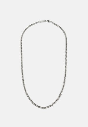 CUT CURB CHAIN UNISEX - Necklace - silver-coloured