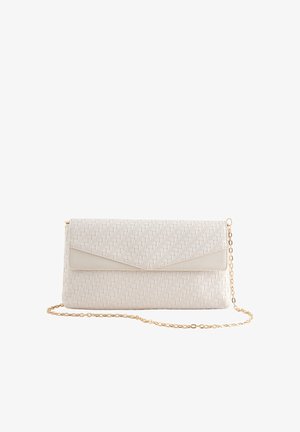 Next, WEAVE EMBOSSED - Clutch - bone