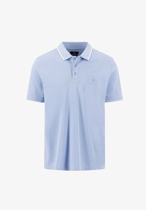 Fynch-Hatton, FYNCH-HATTON POLOSHIRT KURZARMSHIRT MIT POLOKRAGEN - Poloshirt - hellblau