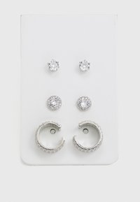 BABELLIA 3 PACK - Fülbevalók - silver-coloured/clear